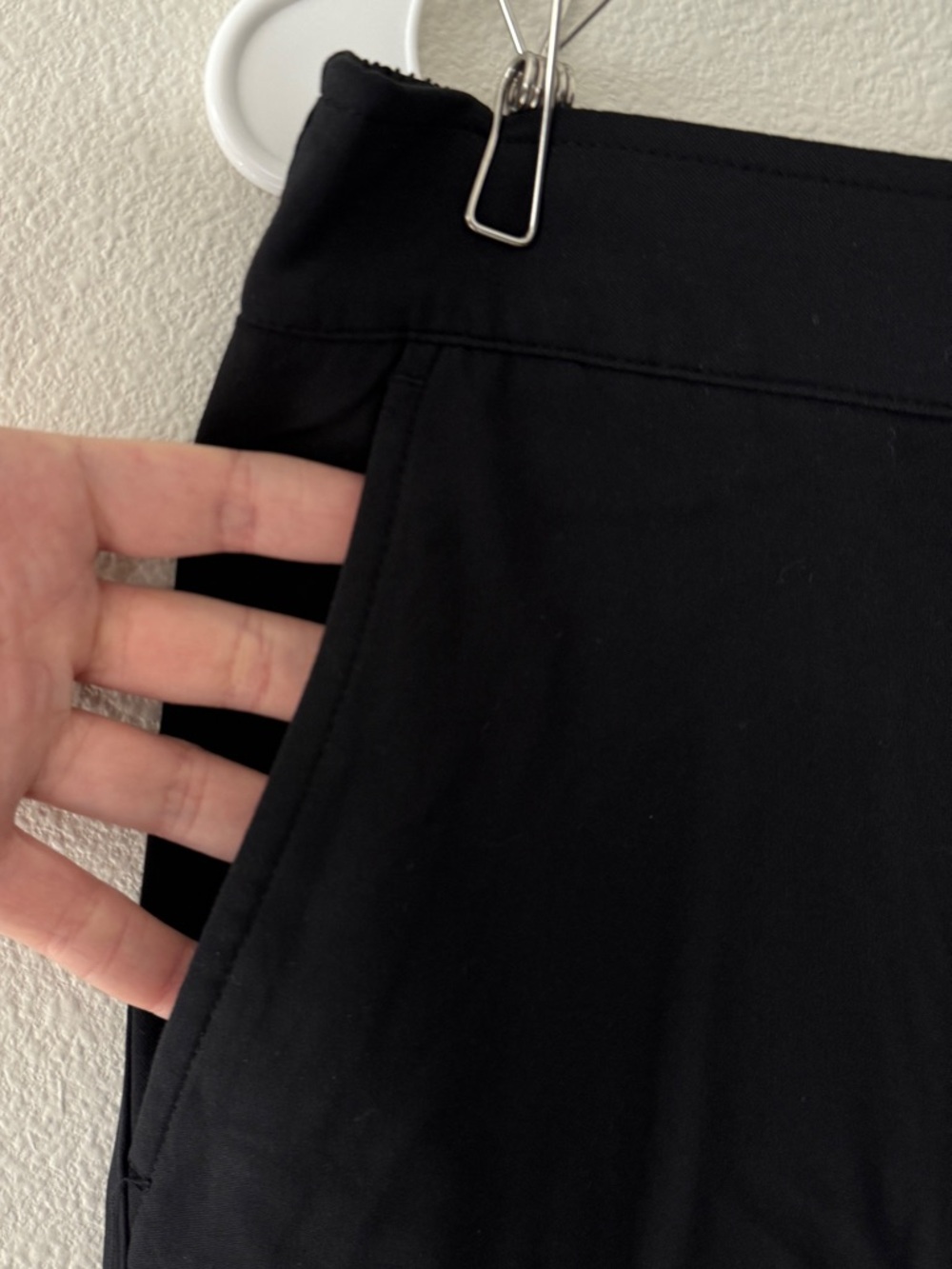 LT Old Navy High Waisted Playa Wide Leg Pants Black Large Tall - Picture 7 of 11